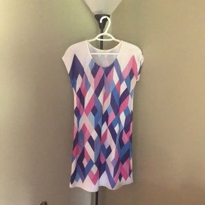Geometrical patterned dress